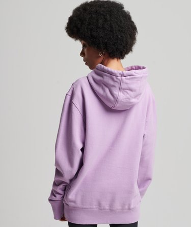 Sudadera suelta con capucha Code Linear Image 2
