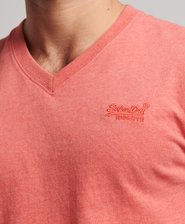 Organic Cotton Essential Logo V Neck T-Shirt