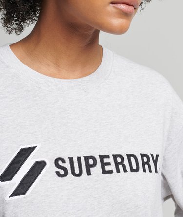 Applique Logo Loose T-Shirt Image 2