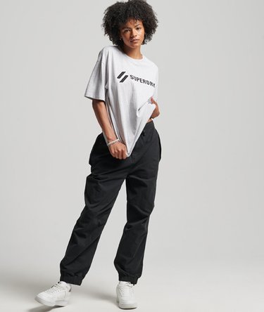 Applique Logo Loose T-Shirt Image 4