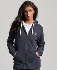 Vintage Merch Store Zip Hoodie