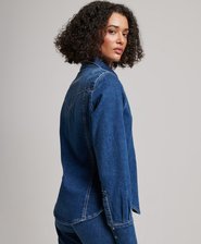 Organic Cotton Denim Western Shirt