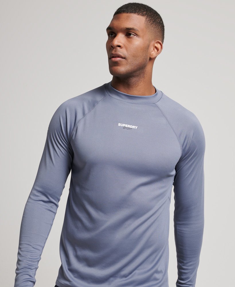 grey mock neck top