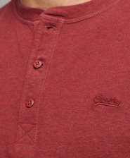 Vintage Logo Embroidered Half Button Top