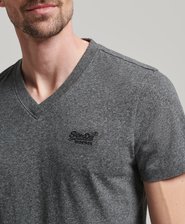 Organic Cotton Essential Logo V Neck T-Shirt
