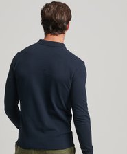 Long Sleeve Pique Polo Shirt
