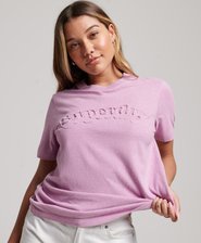 Organic Cotton Vintage Cooper Embossed T-Shirt