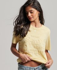 Vintage Logo Embossed T-Shirt