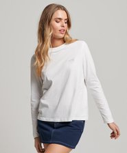 Organic Cotton Vintage Logo Long Sleeve Top