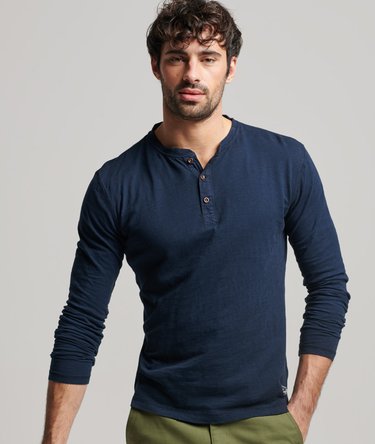 Overdyed Slub Long Sleeve Top Image 1