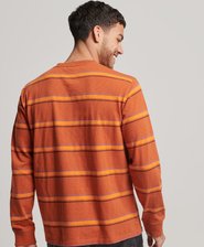 Organic Cotton Vintage Textured Stripe Top