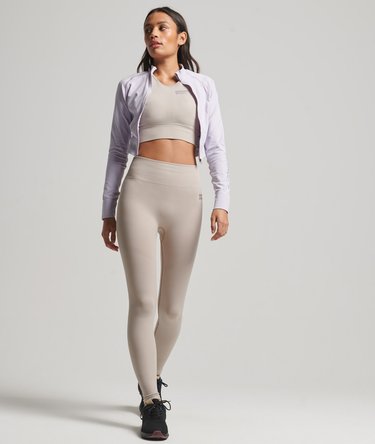 Seamless Zip Through Mid Layer Top Image 5