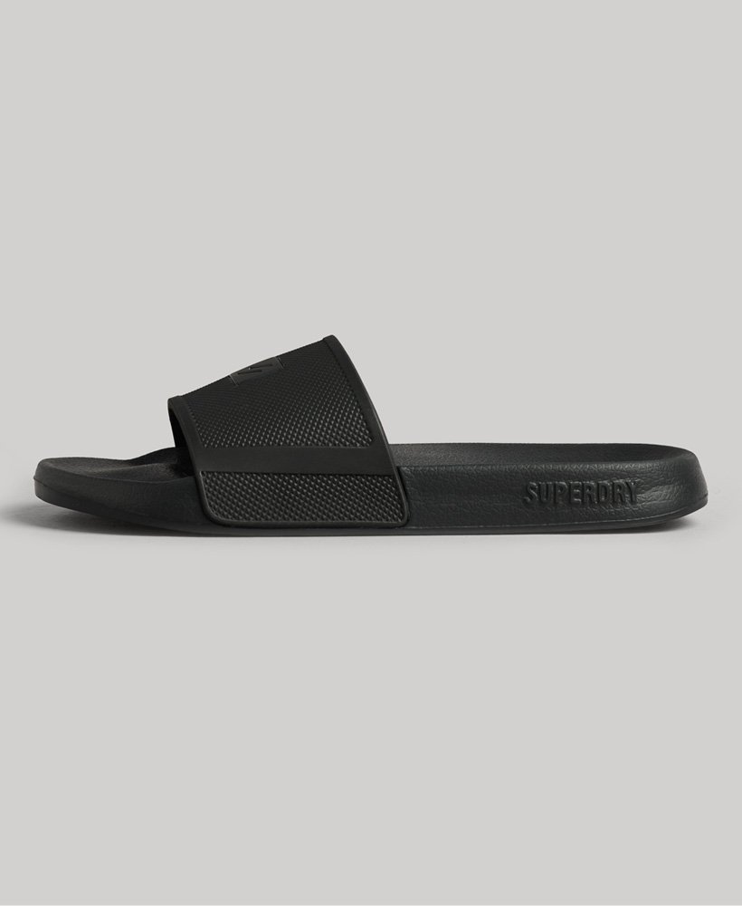 mens Code Tech Sliders in Black | Superdry UK
