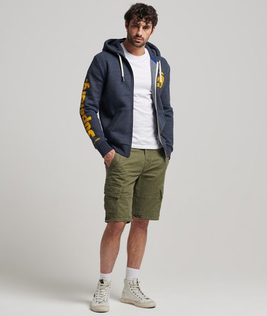 Sudadera cl&aacute;sica con capucha y cremallera Vintage Terrain Image 6