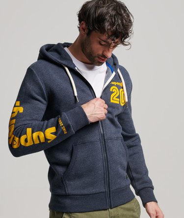 Sudadera cl&aacute;sica con capucha y cremallera Vintage Terrain Image 1