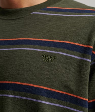 Organic Cotton Vintage Textured Stripe Top Image 3