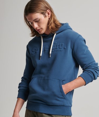 Vintage Terrain Embossed Hoodie Image 1