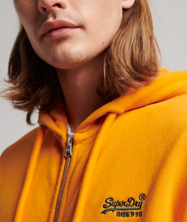 Vintage Logo Embroidered Zip Hoodie Image 2