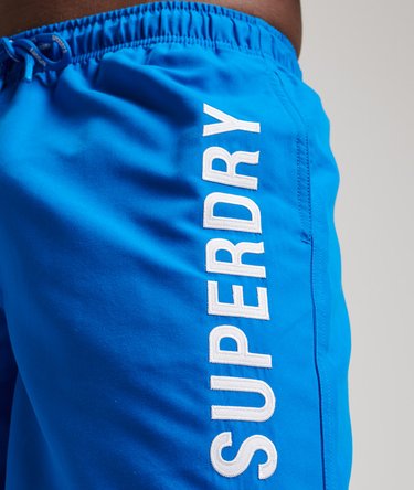19-Zoll-Badeshorts mit Applikation aus recyceltem Material Image 4