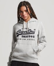 Vintage Logo Collegiate Hoodie mit Schriftzug