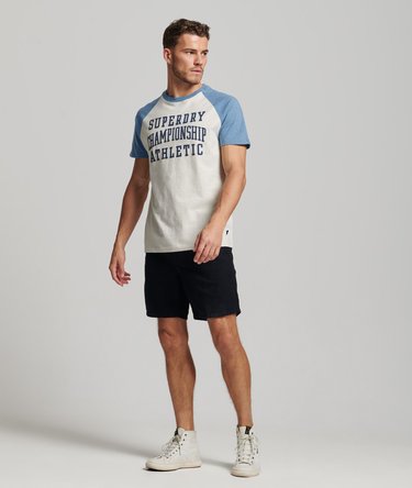 Vintage Athletic T-Shirt mit Raglanärmeln aus Bio-Baumwolle Image 6