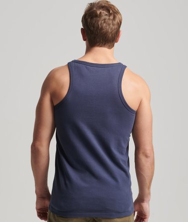 Organic Cotton Vintage Gym Athletic Vest Image 2