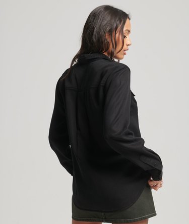 Camicia in stile militare Vintage Image 2