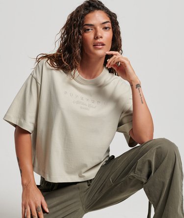 T-shirt oversize o kwadratowym kroju Surplus Image 1