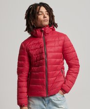 Klassische Steppjacke mit Kapuze