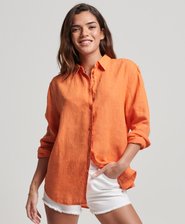 Casual Linen Boyfriend Shirt