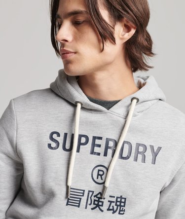 Vintage Corperate Logo Hoodie Image 3