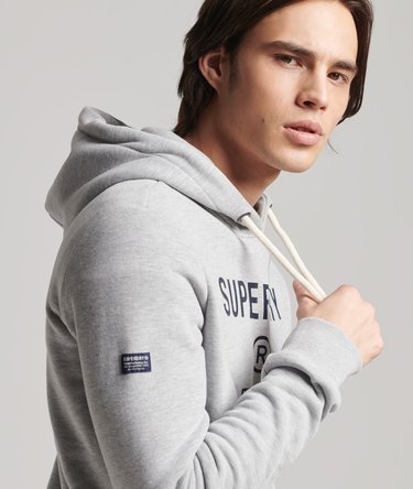 Vintage Corperate Logo Hoodie Image 2