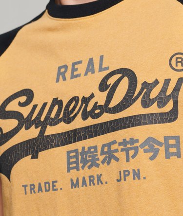 Vintage Logo Raglan-T-Shirt aus Bio-Baumwolle Image 2