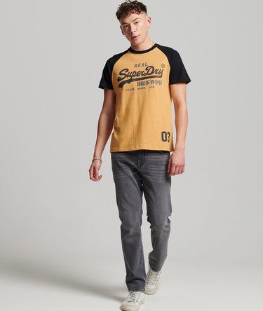 Vintage Logo Raglan-T-Shirt aus Bio-Baumwolle Image 4