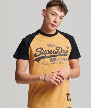 Vintage Logo Raglan-T-Shirt aus Bio-Baumwolle Image 1