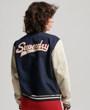 Vintage Varsity Denim Jacket