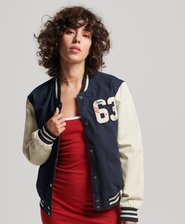 Vintage Varsity Denim Jacket