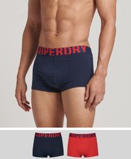 Underbukser i økologisk bomuld med logo, 2-pak