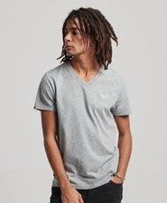 Organic Cotton Essential Logo V Neck T-Shirt