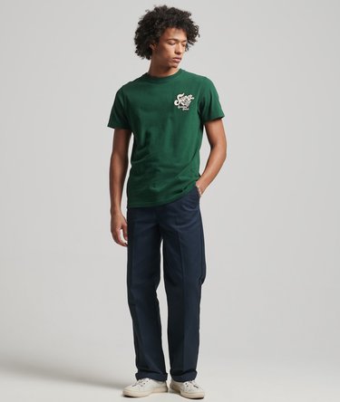 Vintage Scripted College T-Shirt Image 5