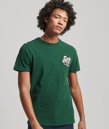 Vintage Scripted College T-Shirt Image 1