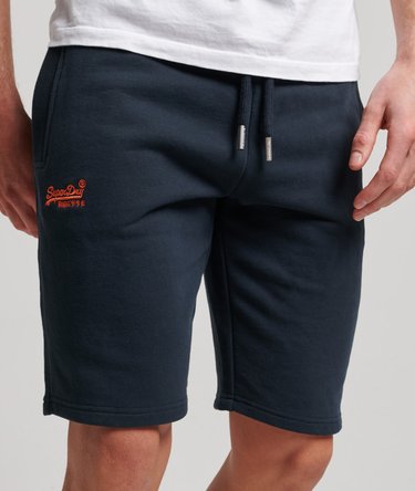 Pantaloncini non spazzolati con ricamo Vintage Logoeclipse navy da