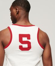 Organic Cotton Vintage 70s Racer Tank Top