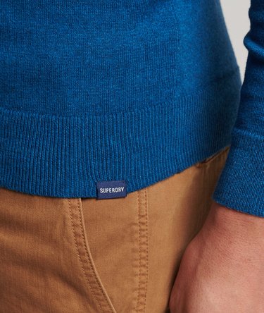 Organic Cotton Cashmere Blend Crew Neck Jumper Image 3