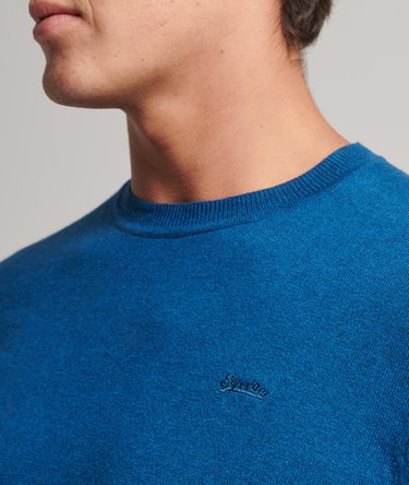 Organic Cotton Cashmere Blend Crew Neck Jumper Image 2