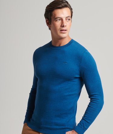 Organic Cotton Cashmere Blend Crew Neck Jumper Image 1