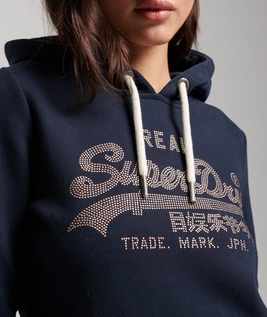 Vintage Logo Boho Sparkle Hoodie Image 2