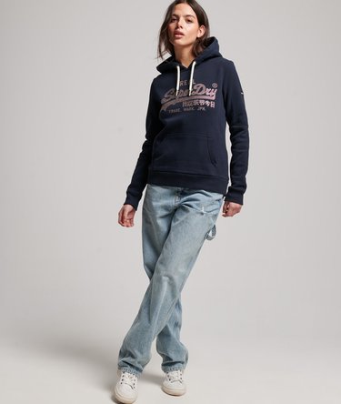 Vintage Logo Boho Sparkle Hoodie Image 4