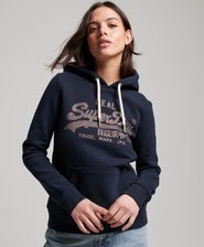 Vintage Logo Boho Sparkle Hoodie