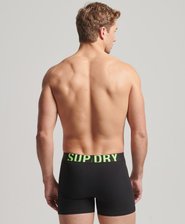 Lot de deux boxers en coton biologique Dual Logo